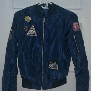 Navy Blue Windbreaker